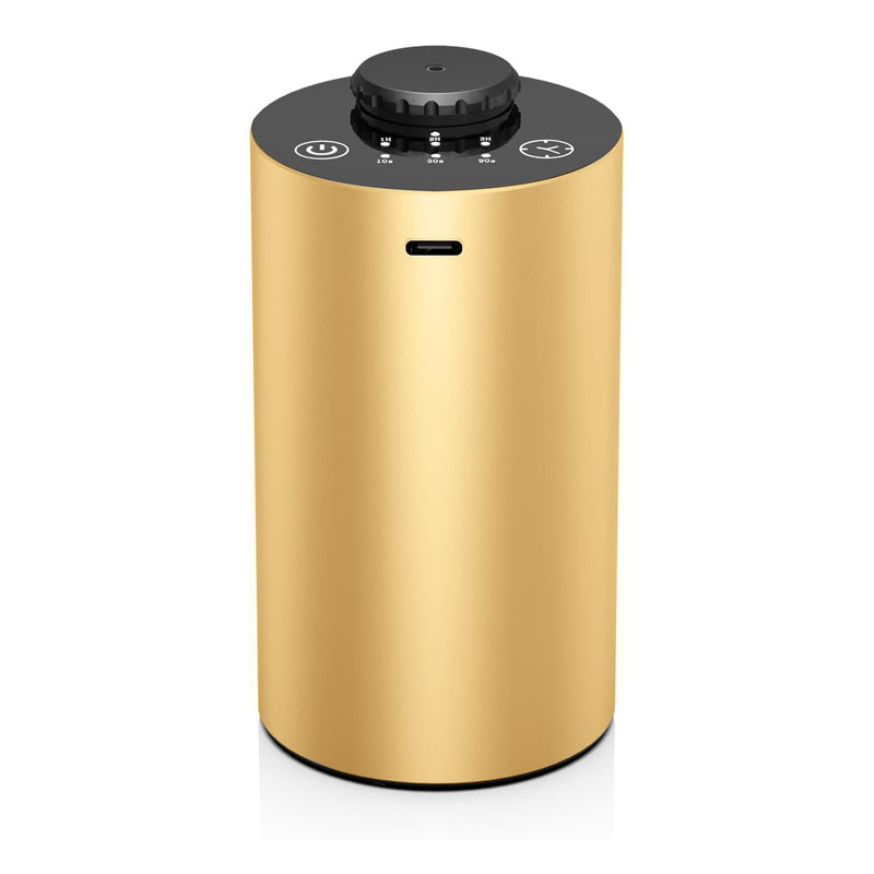 Waterless Battery Car Diffuser with Timing – 3 Mist Levels (Aluminum)