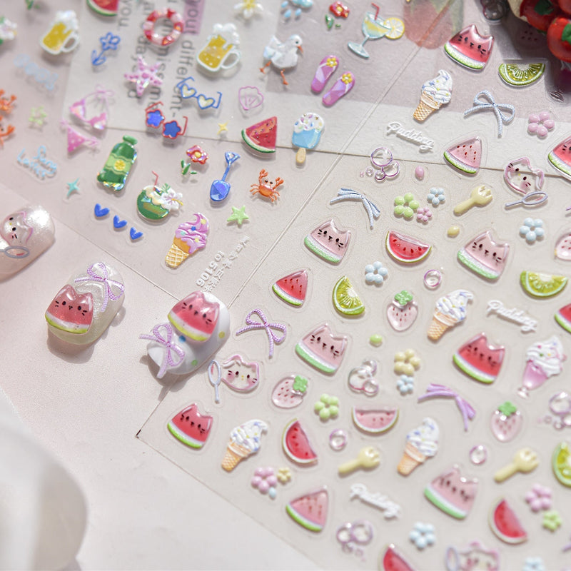 Hello Claws | Summer Holiday Nail Deco Sticker