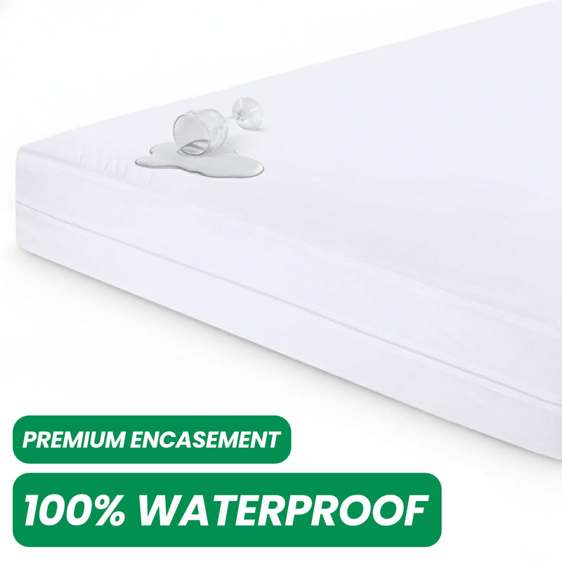Waterproof Anti Bed Bug Mattress Protector Extra Deep Hypoallergenic Dust Mite Barrier Zipper Encaser by OLIVIA ROCCO