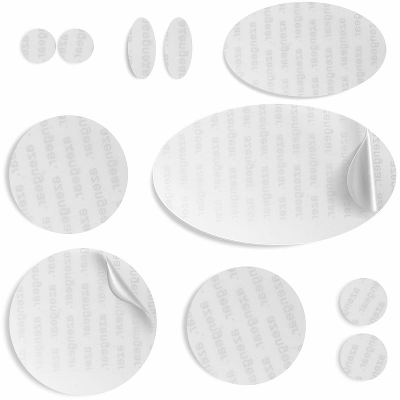 Repair Patches (30+ Colours) for Puffer Jackets, Tents, Upholstery - Stick On, Waterproof, Tear-Cold-Heat-Resistant