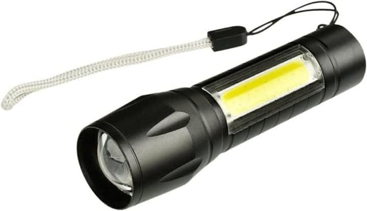Waterproof Aluminium Rechargeable USB Torch with Zoom