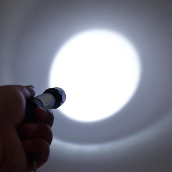 Waterproof Aluminium Rechargeable USB Torch with Zoom