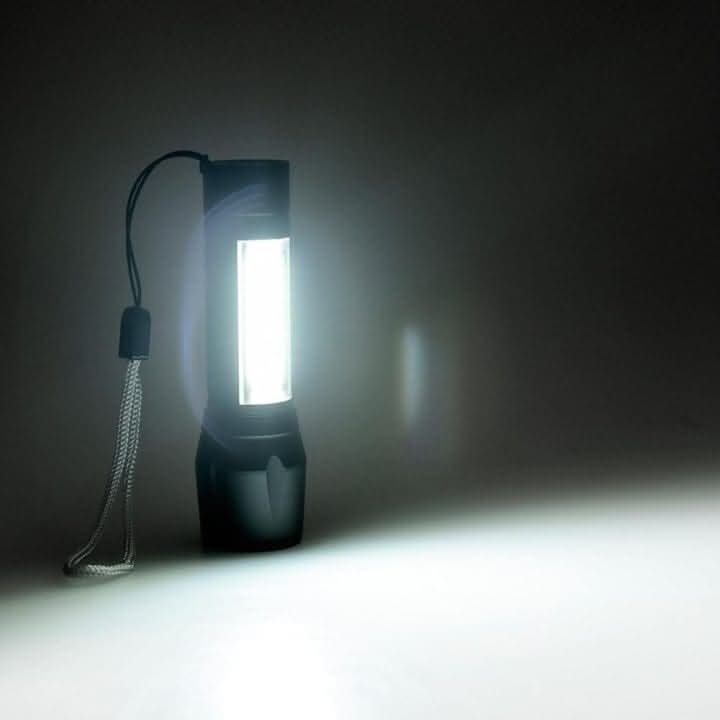 Waterproof Aluminium Rechargeable USB Torch with Zoom