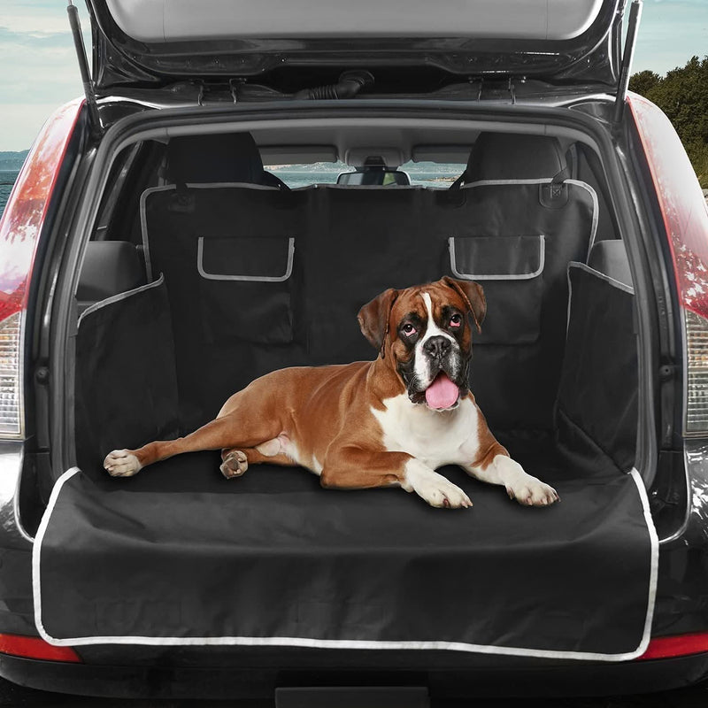 Waterproof Non Slip Car Boot Cover with Side Protection 600D