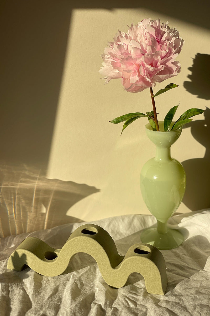 Wavy Candle Stick Holder
