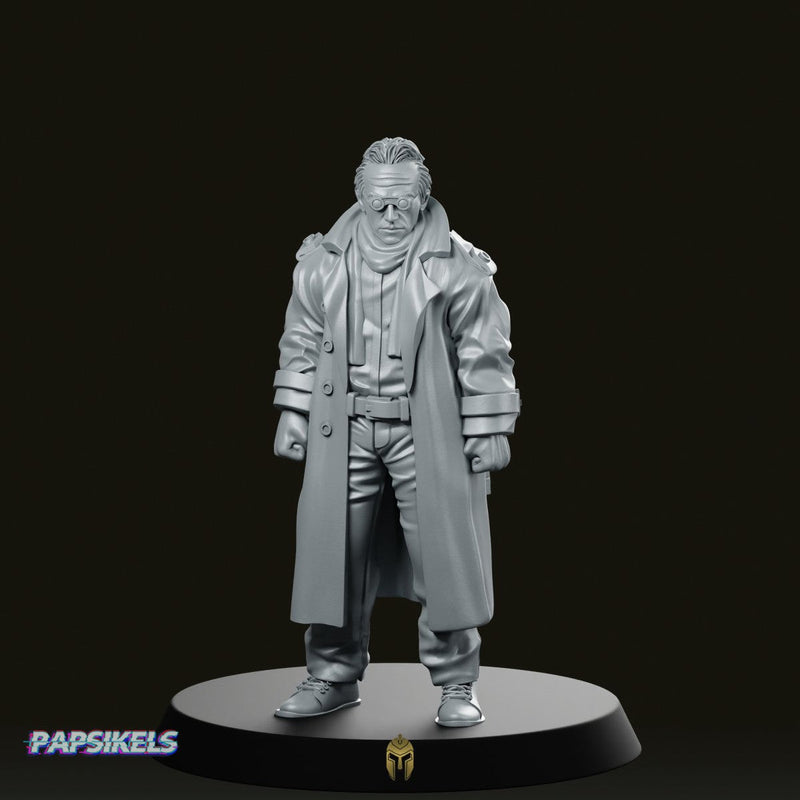 Wayland Hanabishi Executive Officer Miniature Sci-Fi Cyberpunk