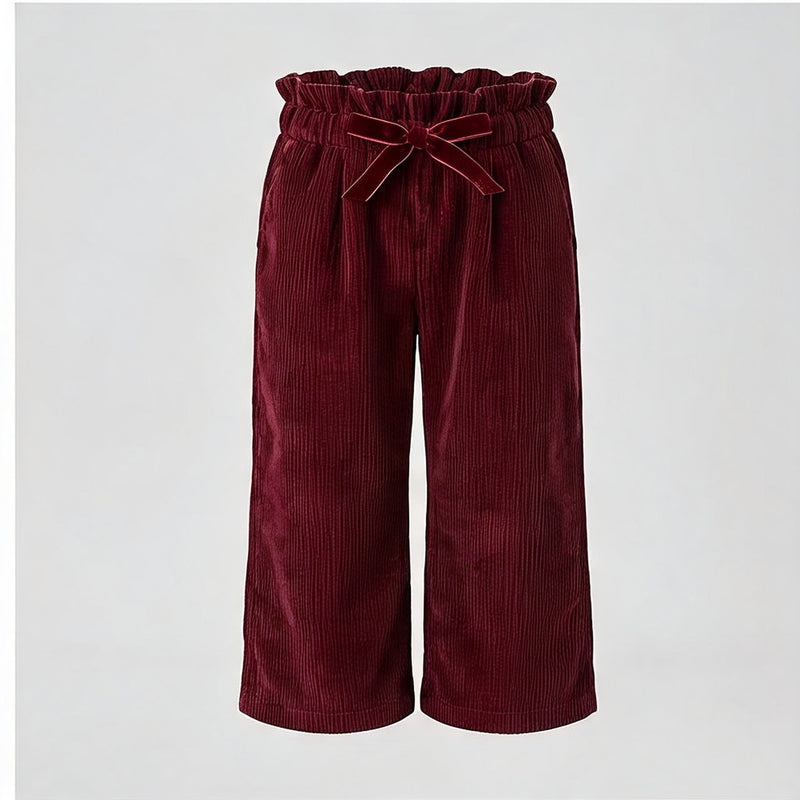 Robin Needlecord Trousers — Burgundy | PREORDER