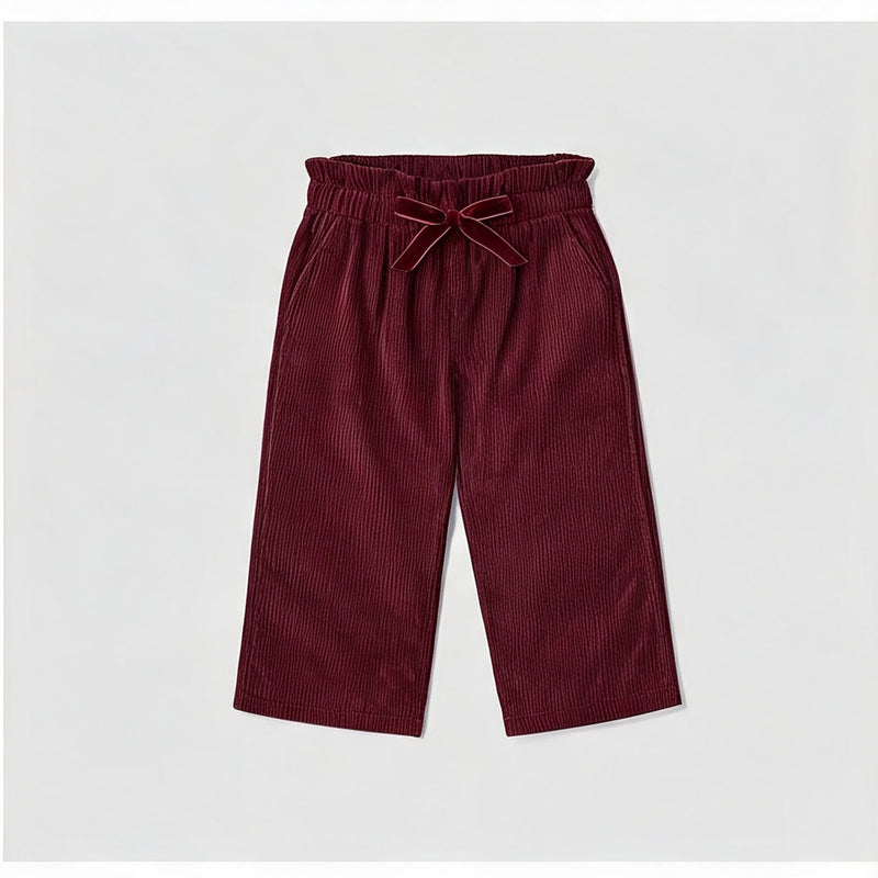 Robin Needlecord Trousers — Burgundy | PREORDER