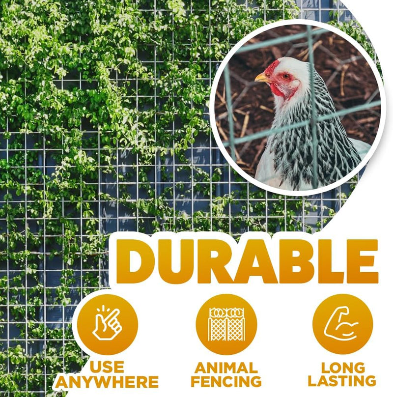 Plastic Mesh Garden Fence Roll 50cm x 5m PVC Netting