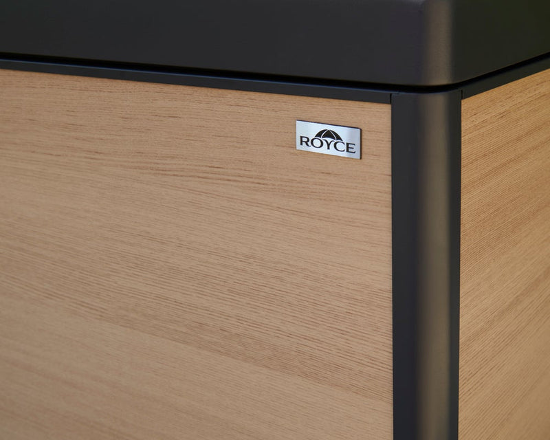 Royce Large Wood Look Outdoor Storage Box