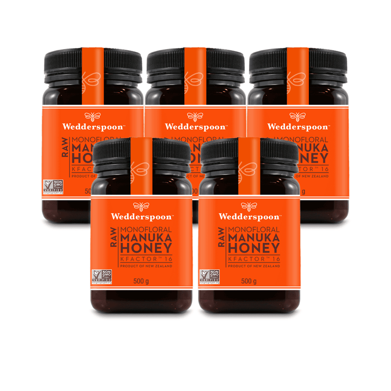 Wedderspoon Raw Manuka Honey KFactor 16+ – 500g