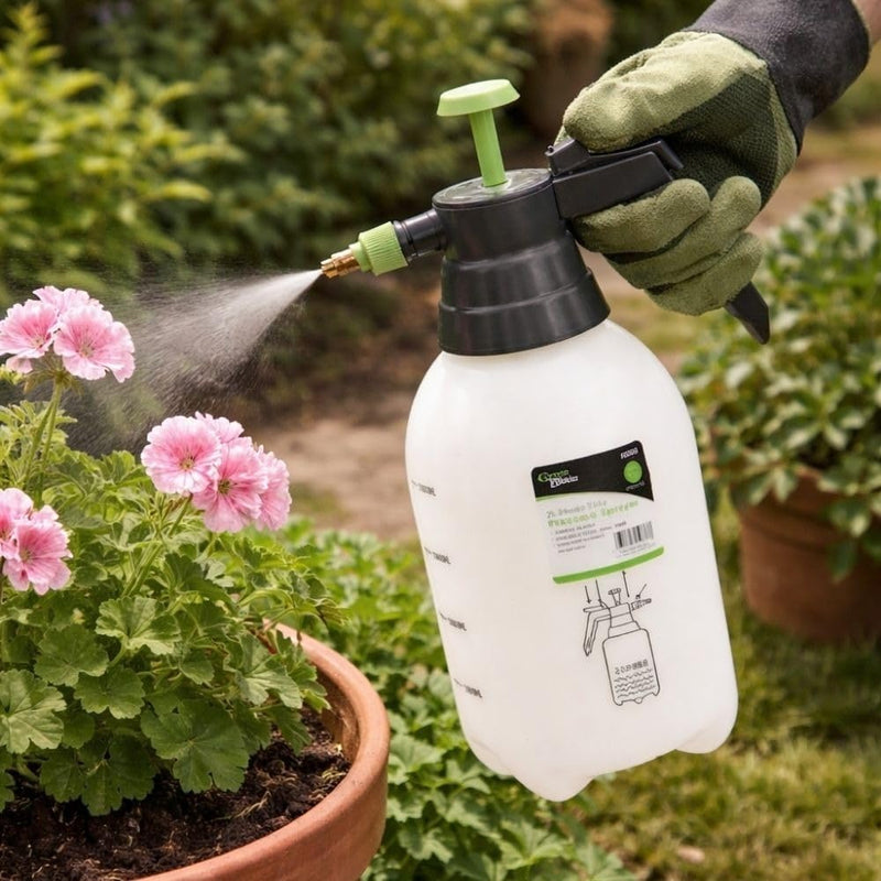 2L Pressure Sprayer with Adjustable Brass Nozzle