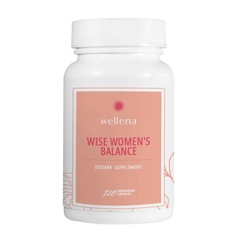 Wellena Wise Women’s Balance by Magdalena – Hormonal Balance for Peri- & Menopause | 120 Vegetarian Capsules, 60-Day Supply