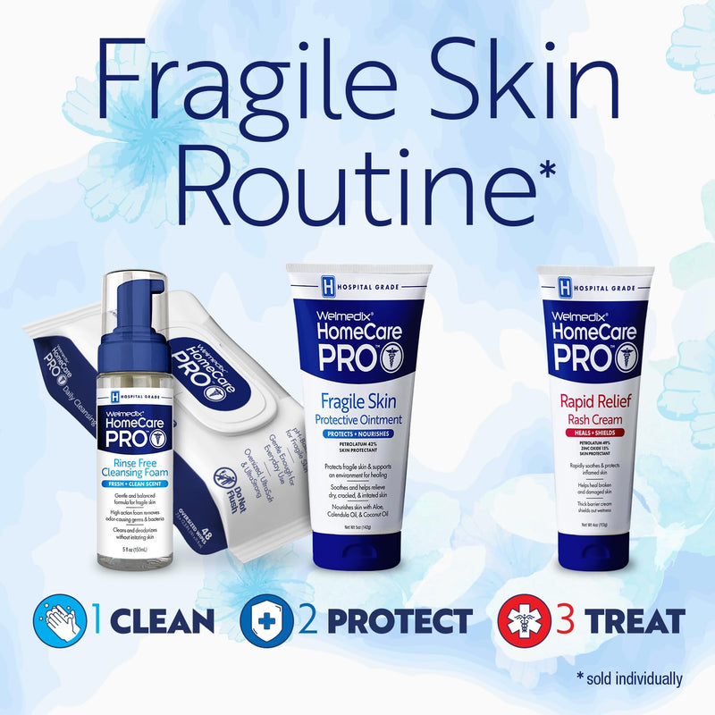 Welmedix Fragile Skin Protective Ointment | Hospital-Grade Barrier Cream with Calendula (Pack of 5)