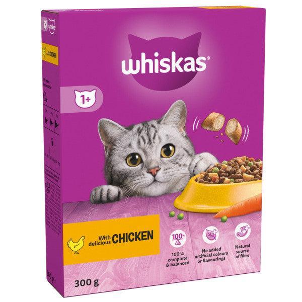 Whiskas Dry 1+ Adult Chicken 300g - Case of 6
