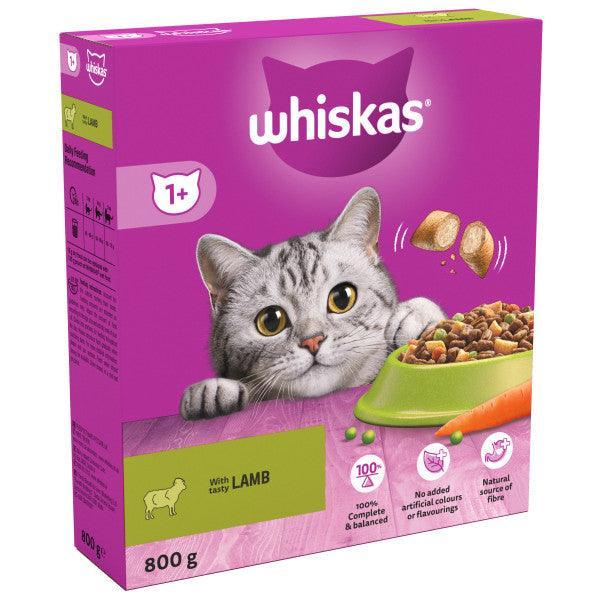 Whiskas Dry 1+ Adult Lamb 800g - Case of 5