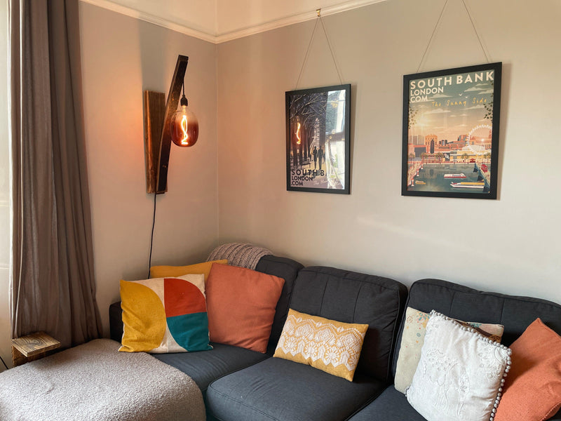 Whiskey Stave Wall Light