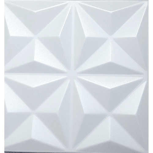 White 12: Decorative Ceiling & Wall Panels - 2m2 (21.52 sqft) - 8 Panels - InStock