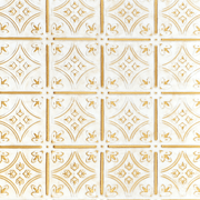 White 13 (Gold): Decorative Ceiling & Wall Panels - 2m2 (21.52 sqft) - 8 Panels - InStock
