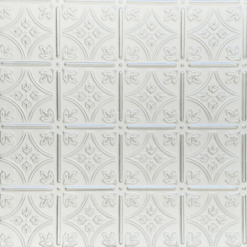 White 13 (Silver): Decorative Ceiling & Wall Panels - 2m2 (21.52 sqft) - 8 Panels - InStock
