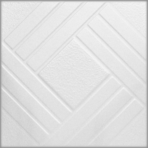 White 4: Decorative Ceiling & Wall Panels - 2m2 (21.52 sqft) - 8 Panels - InStock