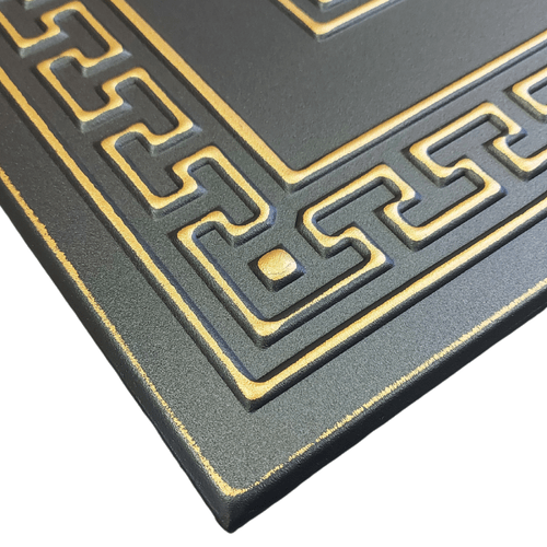 White 5 (Black&Gold): Decorative Ceiling & Wall Panels - 2m2 (21.52 sqft) - 8 Panels - InStock