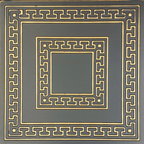 White 5 (Black&Gold): Decorative Ceiling & Wall Panels - 2m2 (21.52 sqft) - 8 Panels - InStock