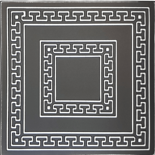 White 5 (Black&Sivler): Decorative Ceiling & Wall Panels - 2m2 (21.52 sqft) - 8 Panels - InStock