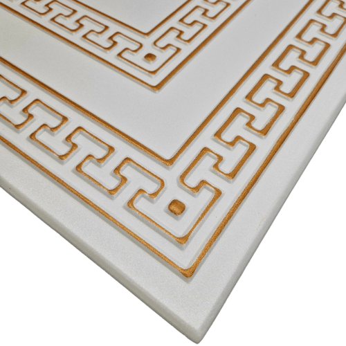 White 5 (White&Gold): Decorative Ceiling & Wall Panels - 2m2 (21.52 sqft) - 8 Panels - InStock