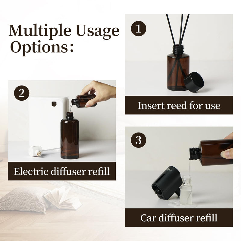 Black Ice Aroma Diffuser Refill – 500ml Essential Oils for Home, Office & Hotel Luxury Scent