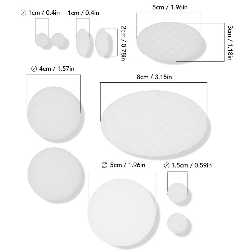 Repair Patches (30+ Colours) for Puffer Jackets, Tents, Upholstery - Stick On, Waterproof, Tear-Cold-Heat-Resistant