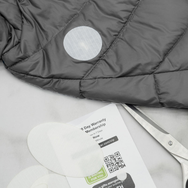 Repair Patches (30+ Colours) for Puffer Jackets, Tents, Upholstery - Stick On, Waterproof, Tear-Cold-Heat-Resistant