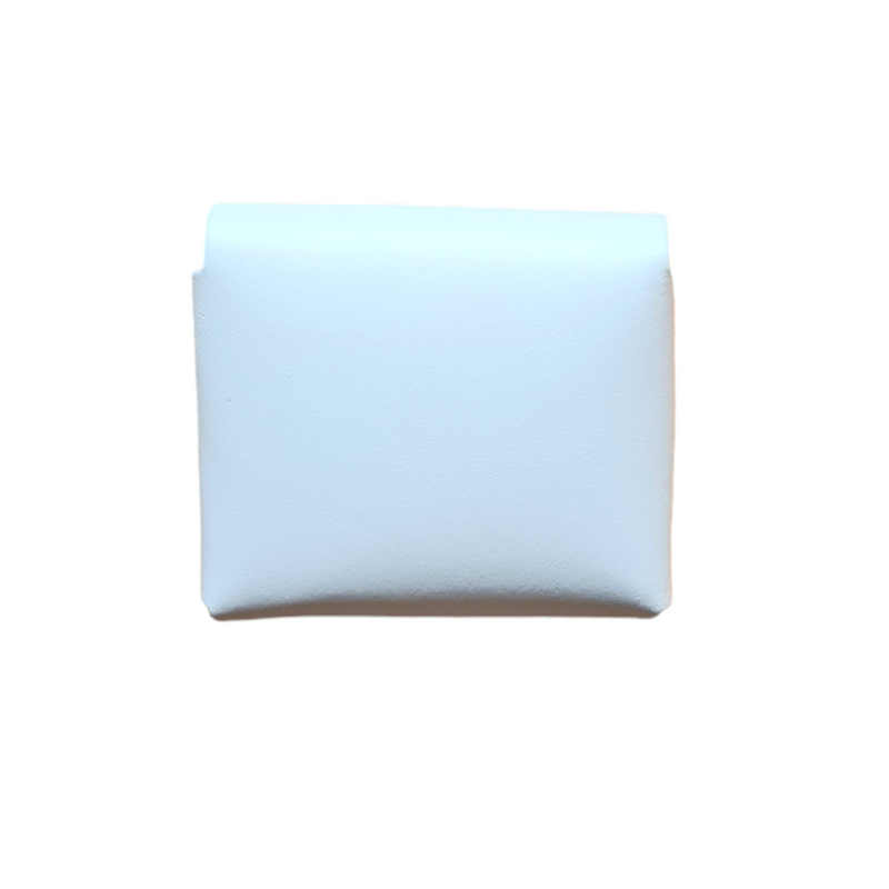 Handmade Leather Simple Coin Purse - White