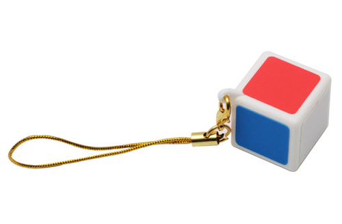 ZCube 1x1x1 Keychain cube (white)