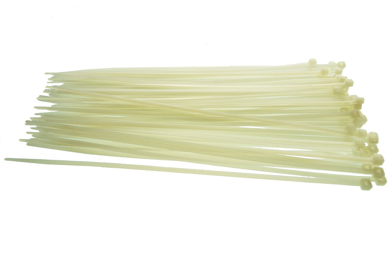 100 Cable Ties (8.8mm x 450mm) Neutral