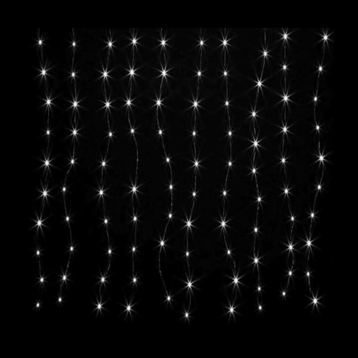 White Curtain String Lights with Remote and 8 Modes 300 LED 3m
