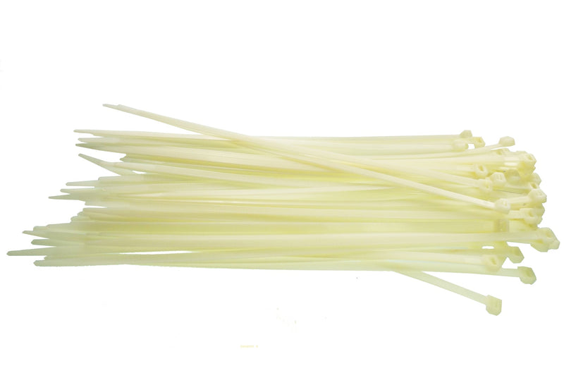 100 Cable Ties (3.6mm x 300mm) Neutral
