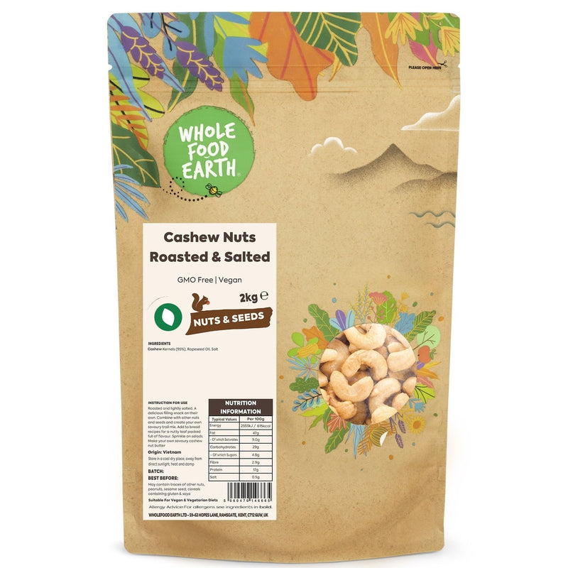 Cashew Nuts, Roasted & Salted