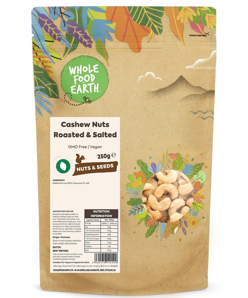 Cashew Nuts, Roasted & Salted