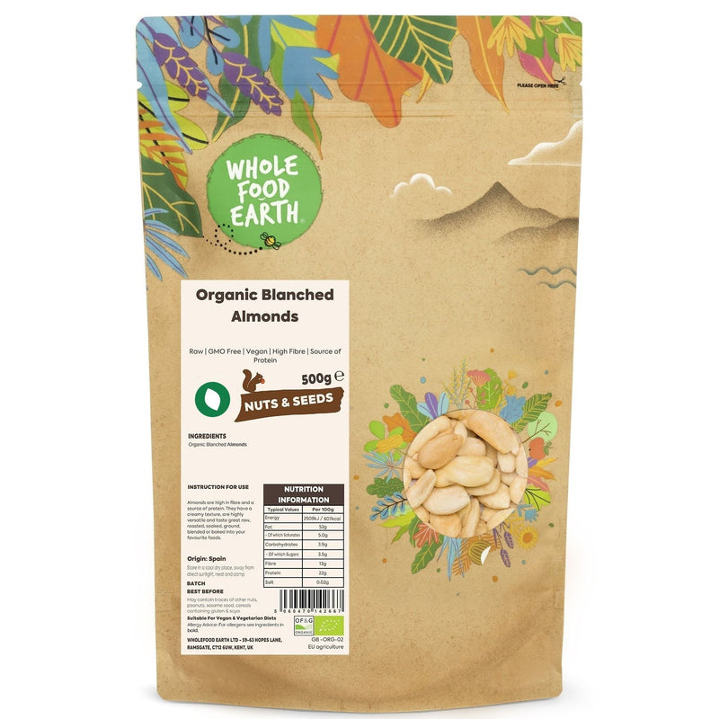 Organic Blanched Almonds