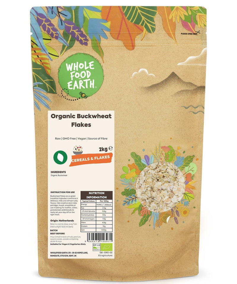Organic Buckwheat Flakes