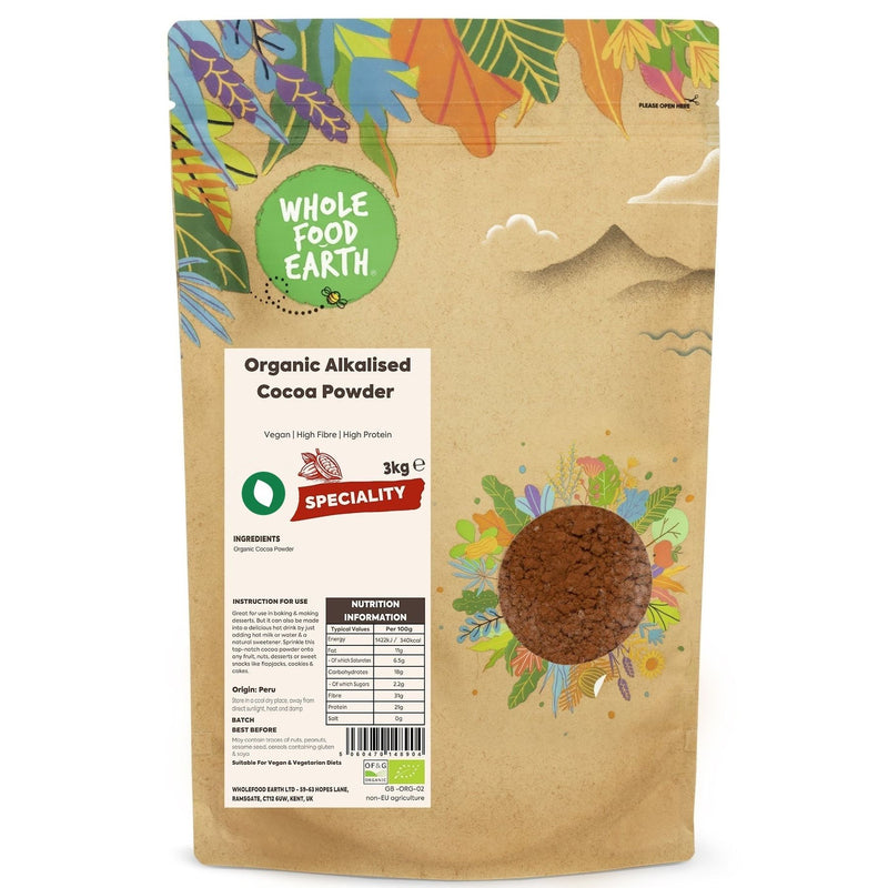 Organic Alkalised Cocoa Powder