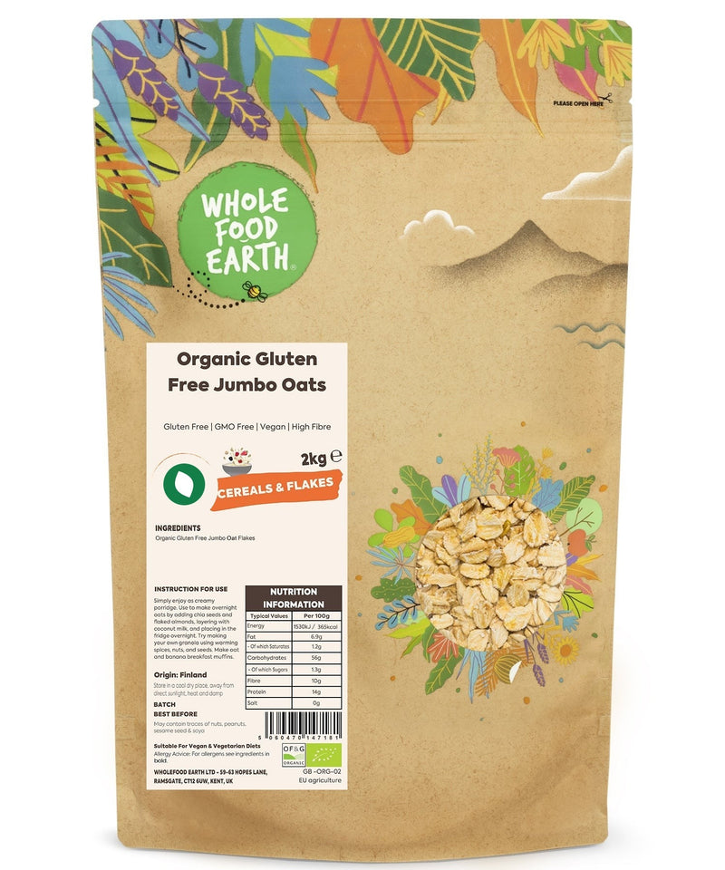Organic Gluten Free Jumbo Oats
