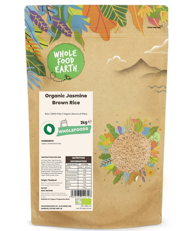 Organic Jasmine Brown Rice