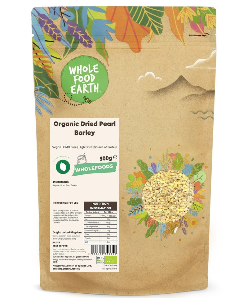 Organic Dried Pearl Barley