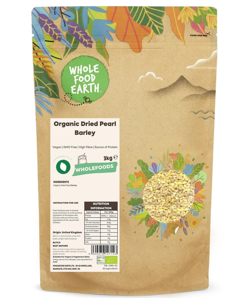 Organic Dried Pearl Barley