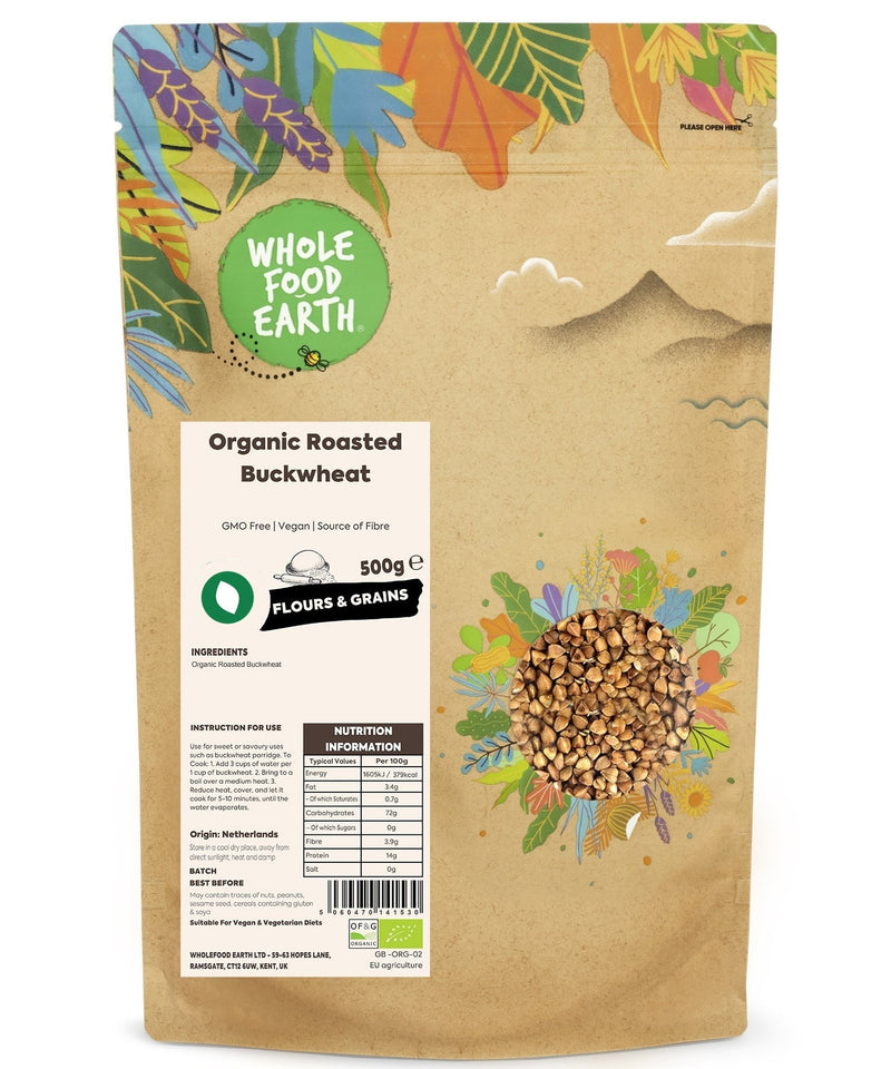 Organic Roasted Buckwheat