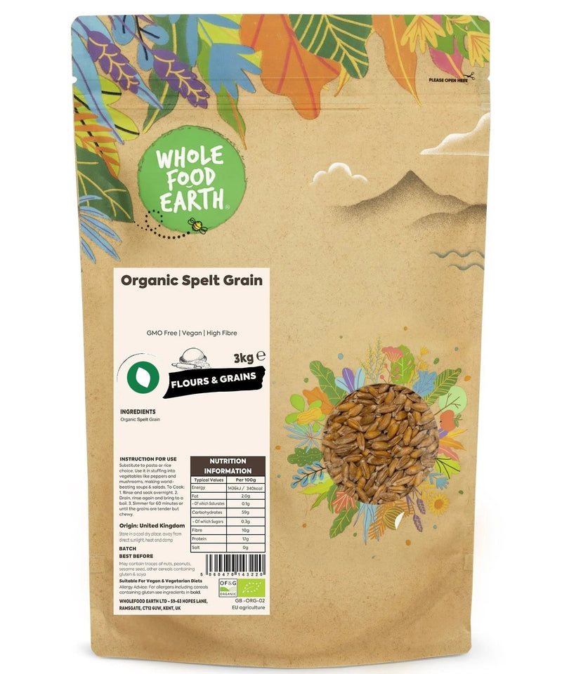 Organic Spelt Grain - Serious Grains