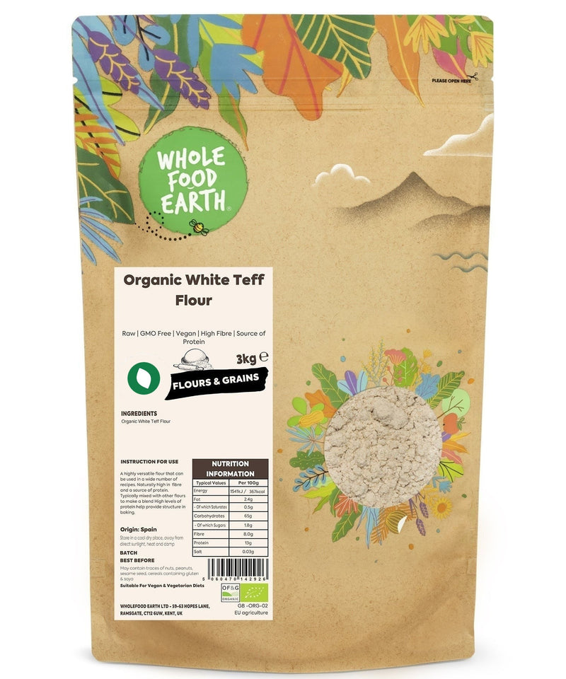Organic White Teff Flour