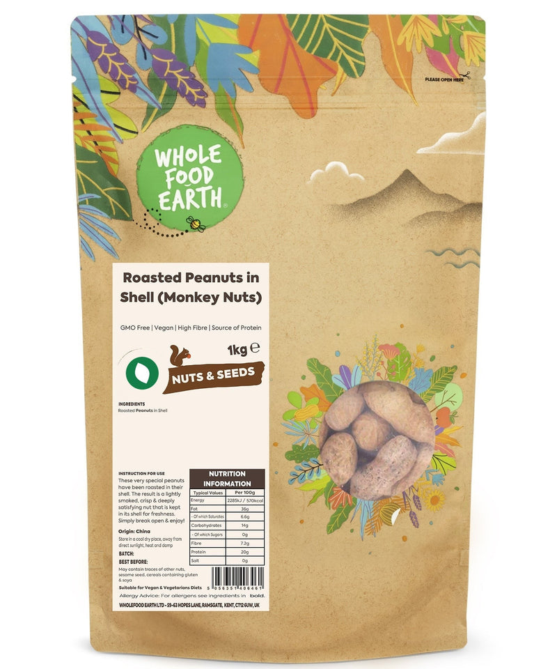 Monkey Shell Peanuts Roasted Peanuts in Shell (Monkey Nuts) — InStock
